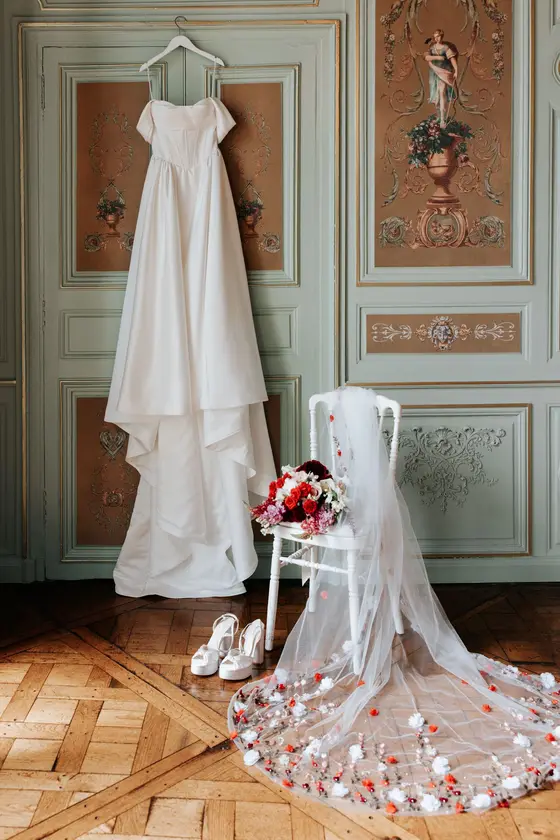 Yalda & Soren – Hochzeit Château de Lésigny, Paris, Bild 1
